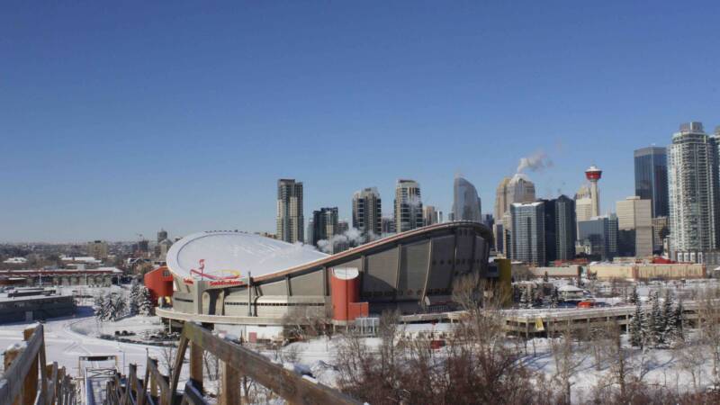 The Saddledome + a 2026 Calgary Olympics