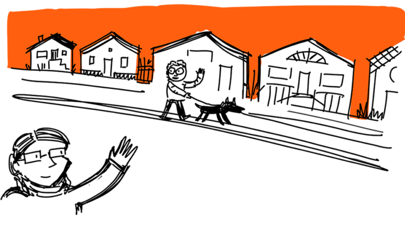 The small joys of going outside