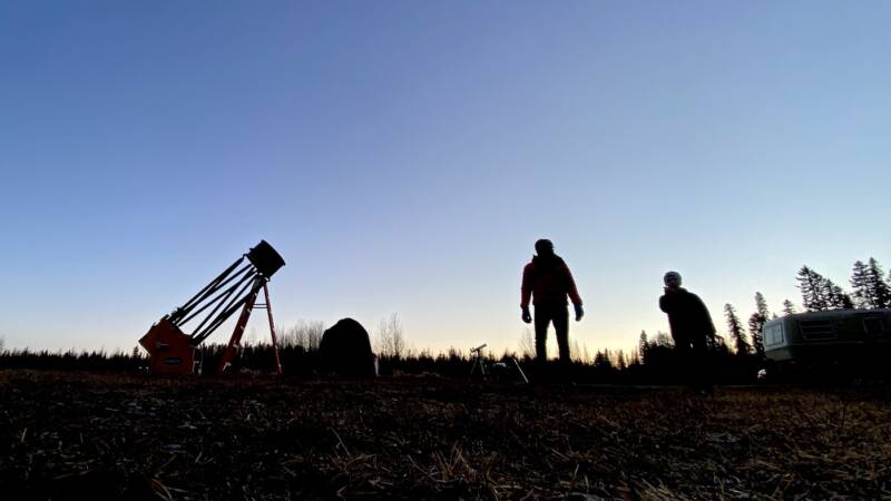 A reflection while stargazing